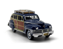 Load image into Gallery viewer, 1:87 Blue Chrysler T&amp;C Woody Wagon Sports Classic Model Diecast Metal Car New Collection
