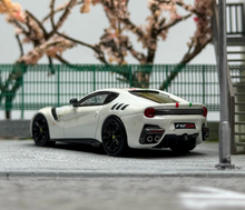 Load image into Gallery viewer, LT 1:64 White F12 TDF V12 Super Racing Sports Model Diecast Metal Car New Collection

