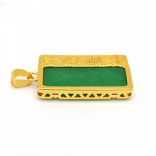 Load image into Gallery viewer, Nature Jade Peace Joy Pendant Necklace Gift Jewelry charm Blessing Accessory C
