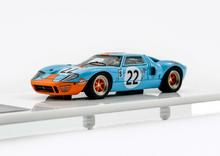 Load image into Gallery viewer, MY64 1:64 Blue Gulf #22 GT40 MK1 Racing Sports Model Diecast Resin Car New Collection
