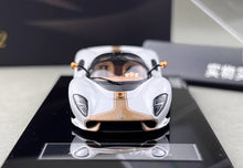 Load image into Gallery viewer, Mirage 1:64 White P72 Racing Sports Model Diecast Metal Car New Collection
