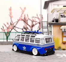 Load image into Gallery viewer, LF 1:64 Blue VW T1 Van Camper RWB Kombi Sports Model Diecast Metal Car New
