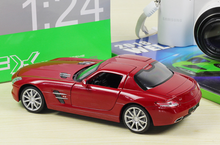 Load image into Gallery viewer, WELLY 1:24 SLS AMG Super Racing Sports Model Diecast Metal Car Display
