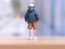 Load image into Gallery viewer, 1:64 Painted Figure Model Miniature Resin Diorama Sand Robot Head Man Boy Toy
