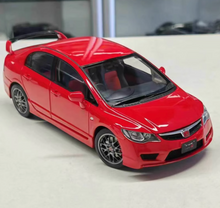 Load image into Gallery viewer, WELL 1:18 Red JDM Civic Type R FD2 Sports Diecast Model Metal Car New
