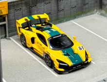 Load image into Gallery viewer, CM 1:64 HEC Set Yellow Mclaren P1 Senna GTR Sports Model Diecast Metal Car New Collection
