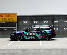 Load image into Gallery viewer, SW 1:64 JDM EG6 Civic SIR HKS Hatchback Sports Model Diecast Metal Car New
