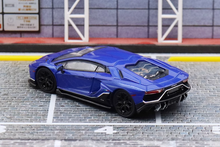 Load image into Gallery viewer, HF 1:64 Blue LP780-4 Super Racing Sports Model Diecast Metal Car New
