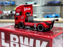 Load image into Gallery viewer, GCD 1:64 Red UD Quon LBWK Truck Tractor #5 Sports Model Diecast Metal Car New Collection
