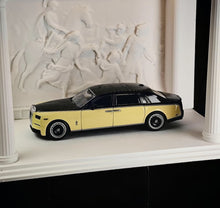 Load image into Gallery viewer, Banana 1:64 Yellow Black Phantom VIII Centenary Model Diecast Metal Car New Collection
