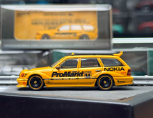 Load image into Gallery viewer, Mortal 1:64 Yellow Taxi S124 MODEII EVO2 Sport Wagon Model Diecast Metal Car
