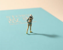 Load image into Gallery viewer, 1:64 Painted Figure Model Miniature Resin Diorama Sand Outdoor Explore Hiking
