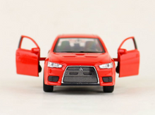 Load image into Gallery viewer, WELLY 1:36 Red Lanser EVOLUTION X Racing Sports Model Diecast Toy Metal Car
