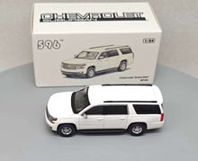 Load image into Gallery viewer, 1:64 596 White Suburban Full Sized SUV Model Diecast Metal Car New Collection
