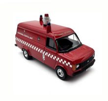 Load image into Gallery viewer, 1:76 Red Transit MK2 London Fire Brigade Mini Van Model Diecast Metal Car New Collection
