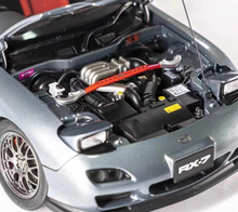 Load image into Gallery viewer, Polar Master 1:18 Gray RX7 FD Spirit R Engine Sport Model Diecast Metal Car

