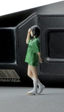 Load image into Gallery viewer, 1:64 Painted Figure Mini Model Miniature Resin Diorama Green Tee Girl Lady Cute
