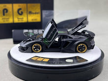 Load image into Gallery viewer, PGM 1:64 Matte Black LP700 GT EVO Round Open Model Diecast Metal Car Box New Collection
