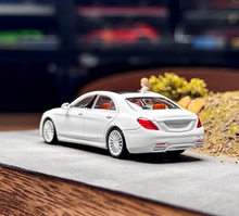 Load image into Gallery viewer, King 1:64 White S65 AMG W222 Sedan Sports Model Diecast Metal Car New Collection
