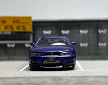 Load image into Gallery viewer, FH 1:64 Blue Carbon Skyline GTR R33 Nismo S-Tune Model Diecast Metal Car New Collection

