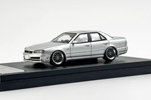 Load image into Gallery viewer, Mortal 1:64 Silver Skyline GTR ER34 25GT AIT Sports Model Diecast Metal Car
