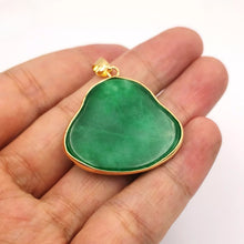 Load image into Gallery viewer, Nature Jade Laughing Budha Pendant Necklace Gift Jewelry charm Blessing Lucky G
