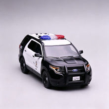 Load image into Gallery viewer, 596 1:64 2013 Black Explorer LAPD Police SUV Sport Model Diecast Metal Car New Collection
