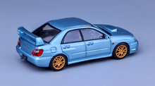 Load image into Gallery viewer, 1:64 Furuya Ice Blue Impreza WRX STI VIII 8 Sedan Model Diecast Metal Car New Collection
