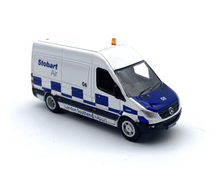 Load image into Gallery viewer, 1:76 Benz Sprinter Stobart London Airport Van Model Diecast Metal Car New Collection
