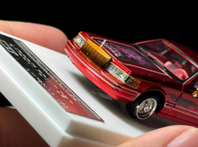 Load image into Gallery viewer, MK 1:64 HEC Red Art Lincoln Town Car Luxury Sedan Model Diecast Metal Car New Collection

