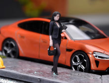 Load image into Gallery viewer, 1:64 Painted Figure Model Miniature Resin Diorama Toy Sand Office Lady Suit Sexy

