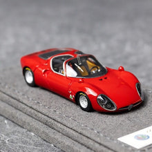 Load image into Gallery viewer, DMH 1:64 Red Tipo33 Stradale Racing Sport Model Diecast Resin Car New Collection
