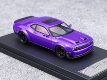 Load image into Gallery viewer, SH 1:64 Purple Challenger SRT Muscle Hellcat Sport Model Diecast Metal Car New Collection
