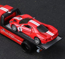 Load image into Gallery viewer, Maisto 1:64 2018 Ford Heritage GT Flatbed Trailer Truck Model Toy Metal Car
