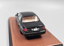 Load image into Gallery viewer, GOC 1:64 Black Police Crown Victoria EN114 Sedan Model Diecast Metal Car New
