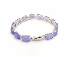 Load image into Gallery viewer, Nature Jade Beaded Bracelet Jewelry Blessing Lucky Fortune Gift For Her Purple
