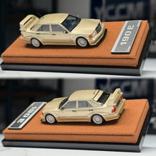 Load image into Gallery viewer, Deepmaker 1:64 Gold 190E EVOII Widebody Sports Model Diecast Resin Car New Collection
