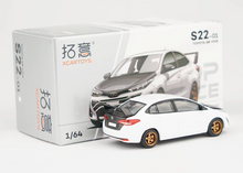Load image into Gallery viewer, Poprace 1:64 White JDM GR Vios Racing Sports Model Diecast Metal Car New Collection
