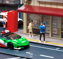 Load image into Gallery viewer, 1:64 Painted Figure Mini Model Miniature Car Scenes Resin Toy Photo Posing Girl
