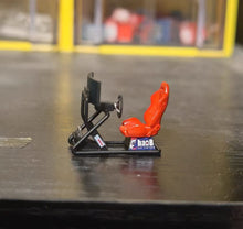Load image into Gallery viewer, 1:64 Painted Figure Model Miniature Resin Sand Toy Racing Car Chair Simulator
