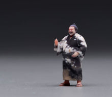 Load image into Gallery viewer, 1:64 Painted Figure Model Miniature Resin Sand Japanese Kimono Sumo Wrestler Men
