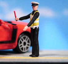 Load image into Gallery viewer, 1:64 Painted Figure Model Miniature Resin Diorama Sand Traffit Policeman Man Toy New Collection

