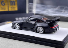 Load image into Gallery viewer, PGM 1:64 Matte Black RWB 993 Classic Sports Model Diecast Metal Car New Collection
