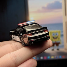 Load image into Gallery viewer, CM 1:64 Mustang Dark Horse Police Coupe Sports Model Diecast Metal Car New Collection
