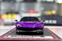 Load image into Gallery viewer, U2 1:64 Purple SF90 Stradale Coupe Hard Top Sports Model Diecast Resin Car New Collection
