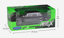 Load image into Gallery viewer, WELLY 1:24 1963 Benz 600 Sedan Classic Vintage Model Diecast Metal Car New
