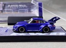 Load image into Gallery viewer, Tarmac 1:64 Blue RWB 993 Classic Sports Model Diecast Metal Car New Collection
