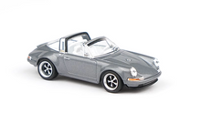 Load image into Gallery viewer, Poprace 1:64 Grey Singer 964 Targa Racing Sports Model Diecast Metal Car New Collect
