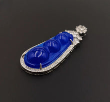 Load image into Gallery viewer, Nature Jade Fortune Beans Pendant Necklace Gift Jewelry charm Blessing Lucky c
