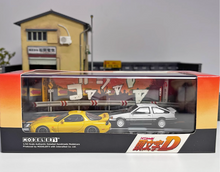 Load image into Gallery viewer, 1:64 JDM Comic Initial D RX7 FD3S AE86 Sports Model Diecast Metal Car New
